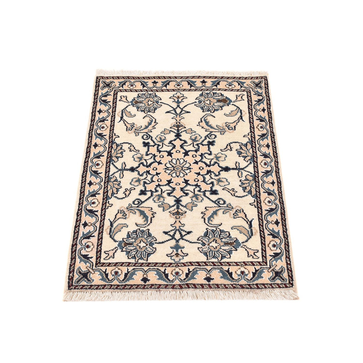 Alfombra persa - Nain - 89 x 61 cm - crema