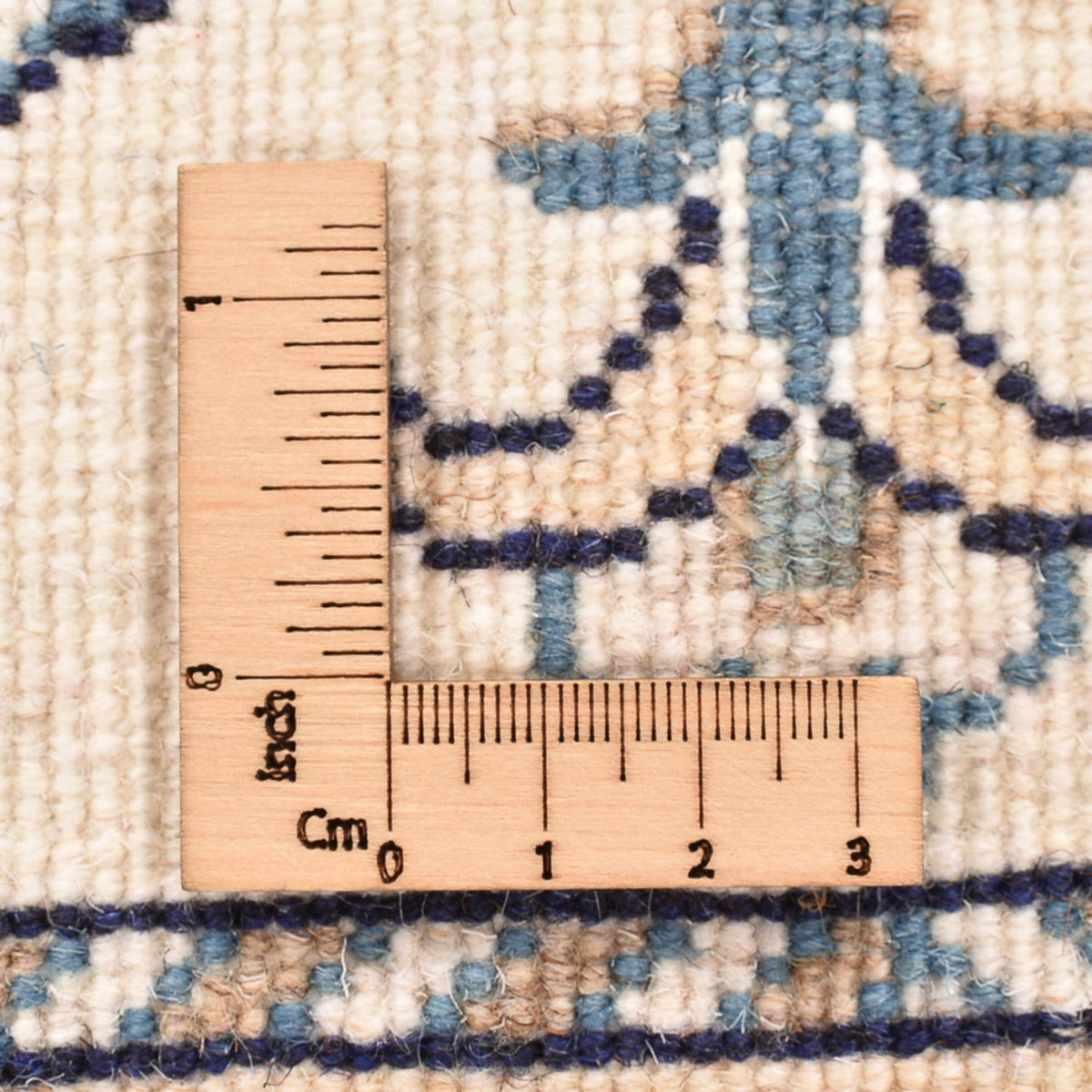 Alfombra persa - Nain - 87 x 60 cm - crema