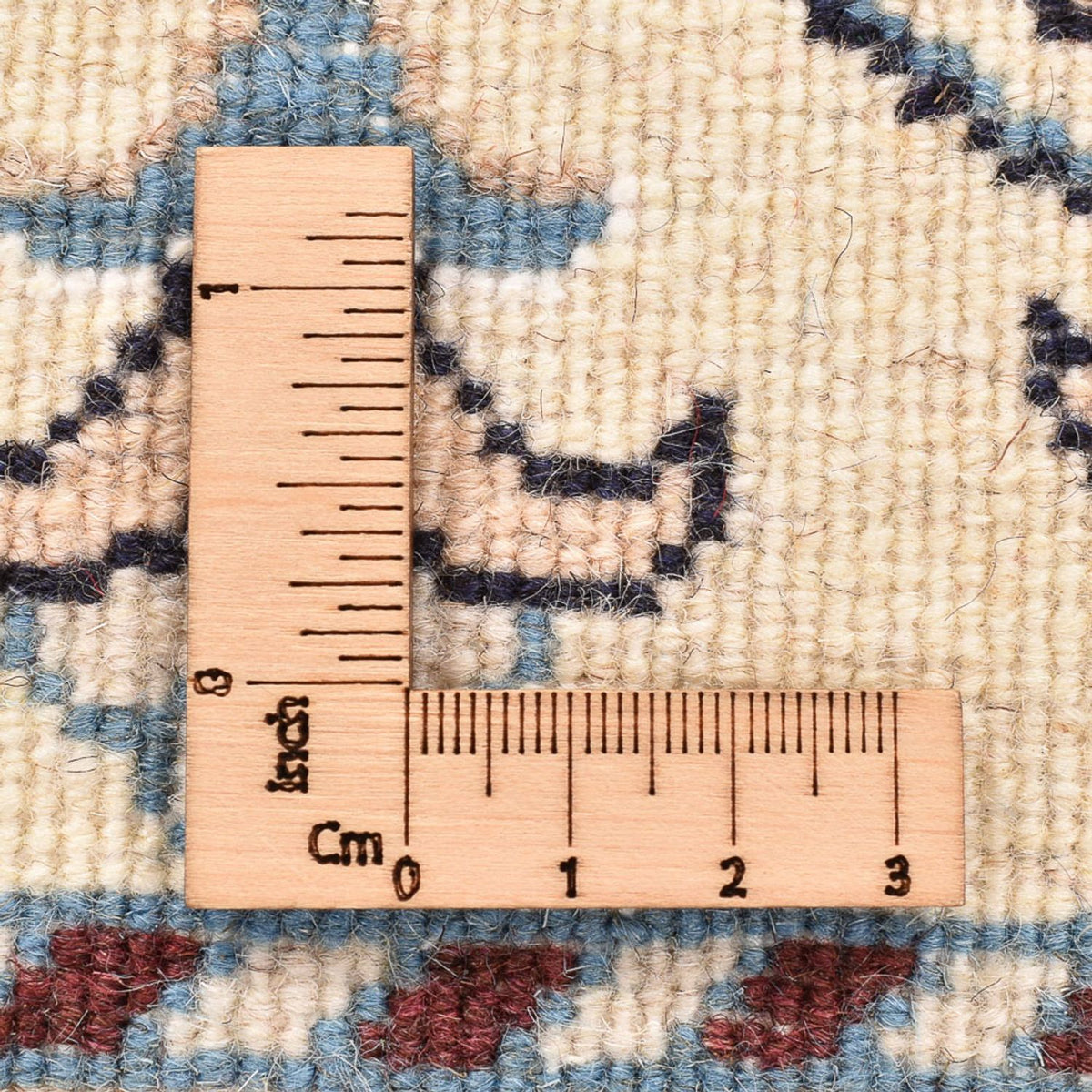 Alfombra persa - Nain - 85 x 58 cm - crema