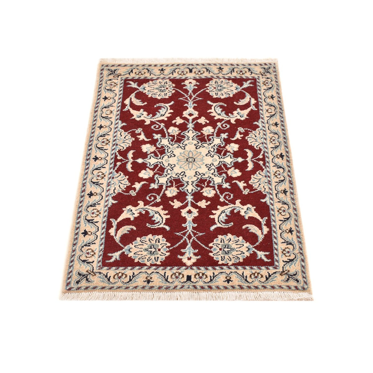 Alfombra persa - Nain - 95 x 60 cm - rojo