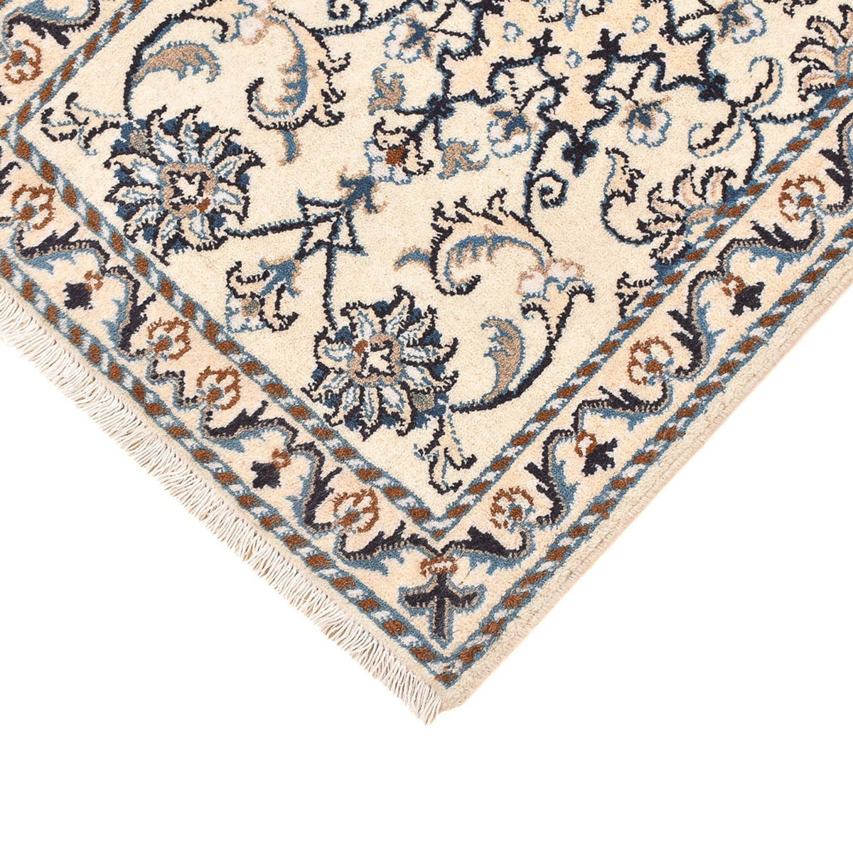 Alfombra persa - Nain - 88 x 58 cm - crema