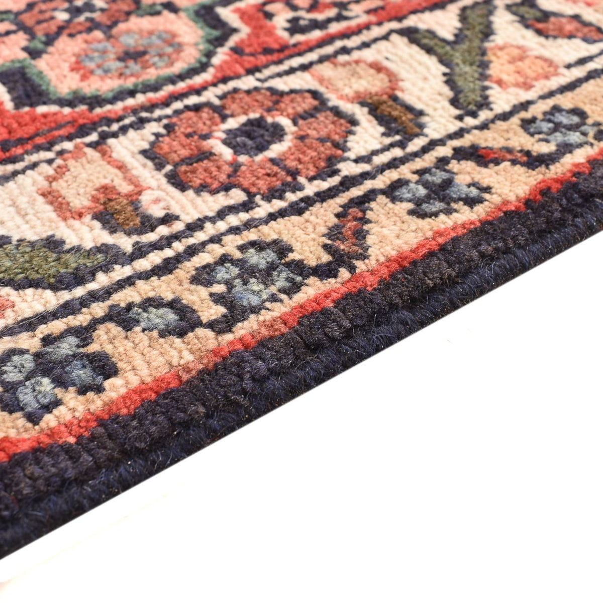 Alfombra persa - Nómada - 340 x 203 cm - rojo oscuro