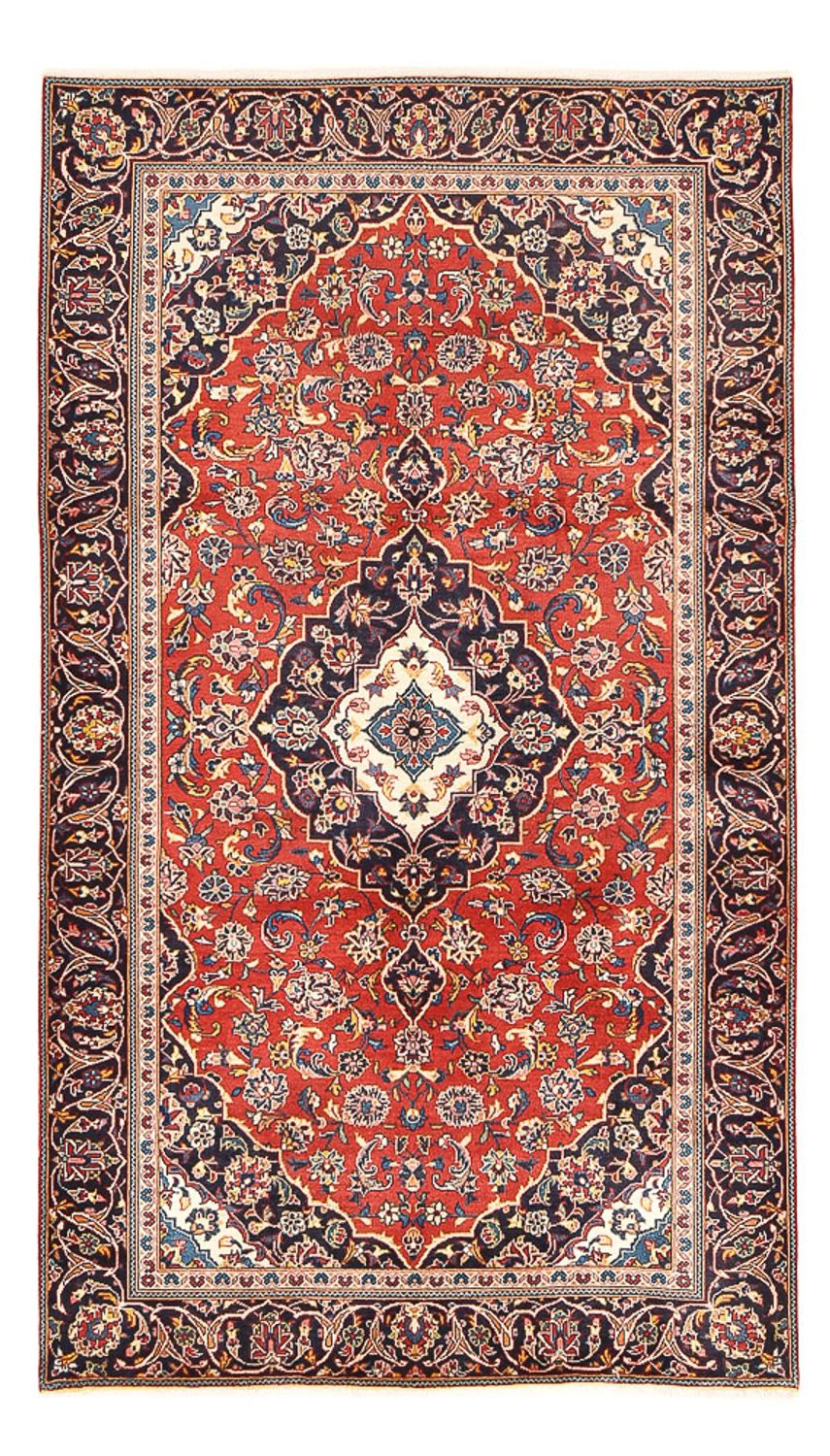 Alfombra persa - Keshan - 243 x 140 cm - rojo
