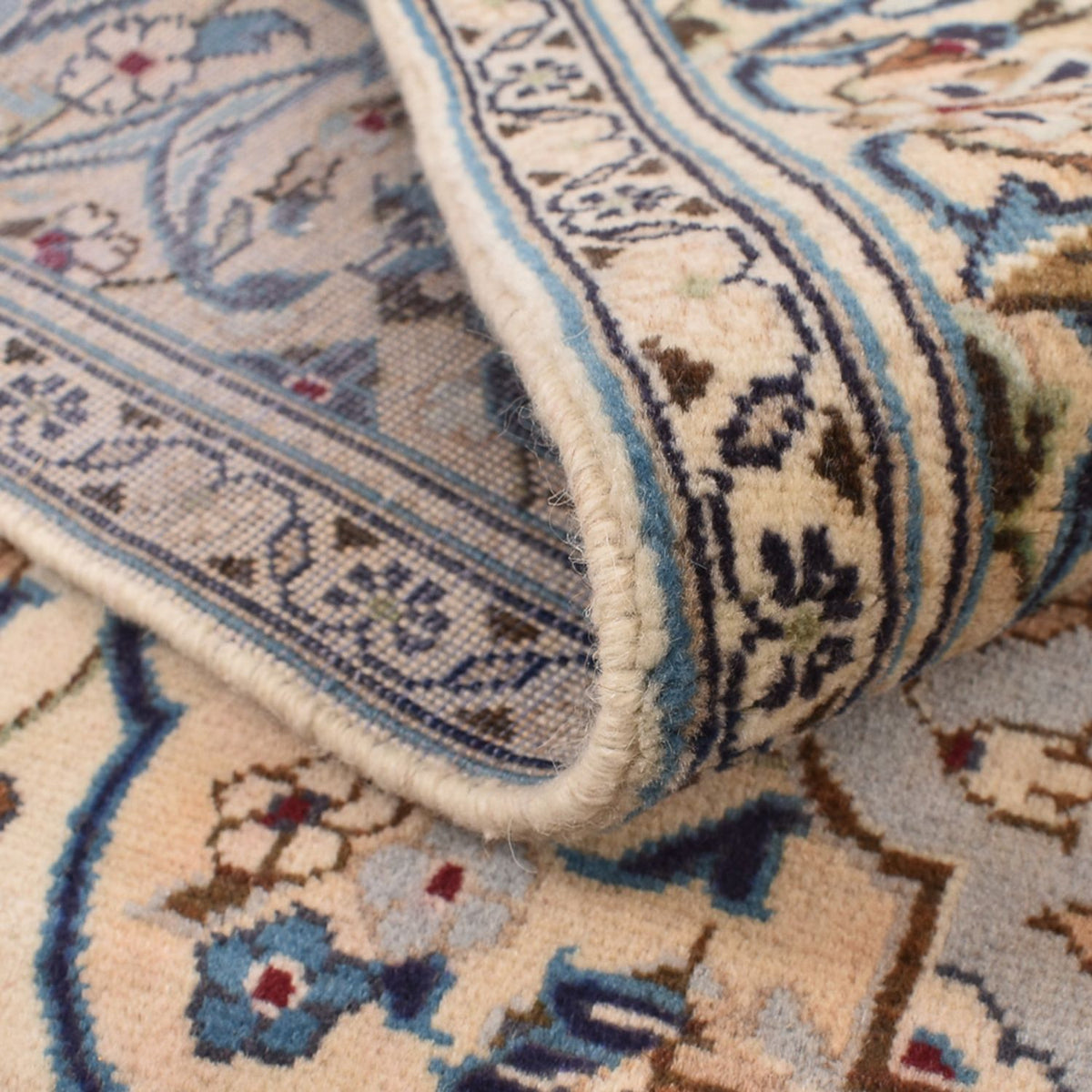 Alfombra persa - Keshan - 249 x 145 cm - arena