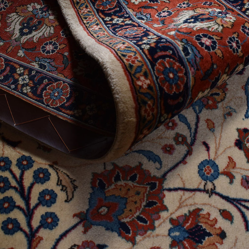 Alfombra persa - Ghom - 292 x 210 cm - arena