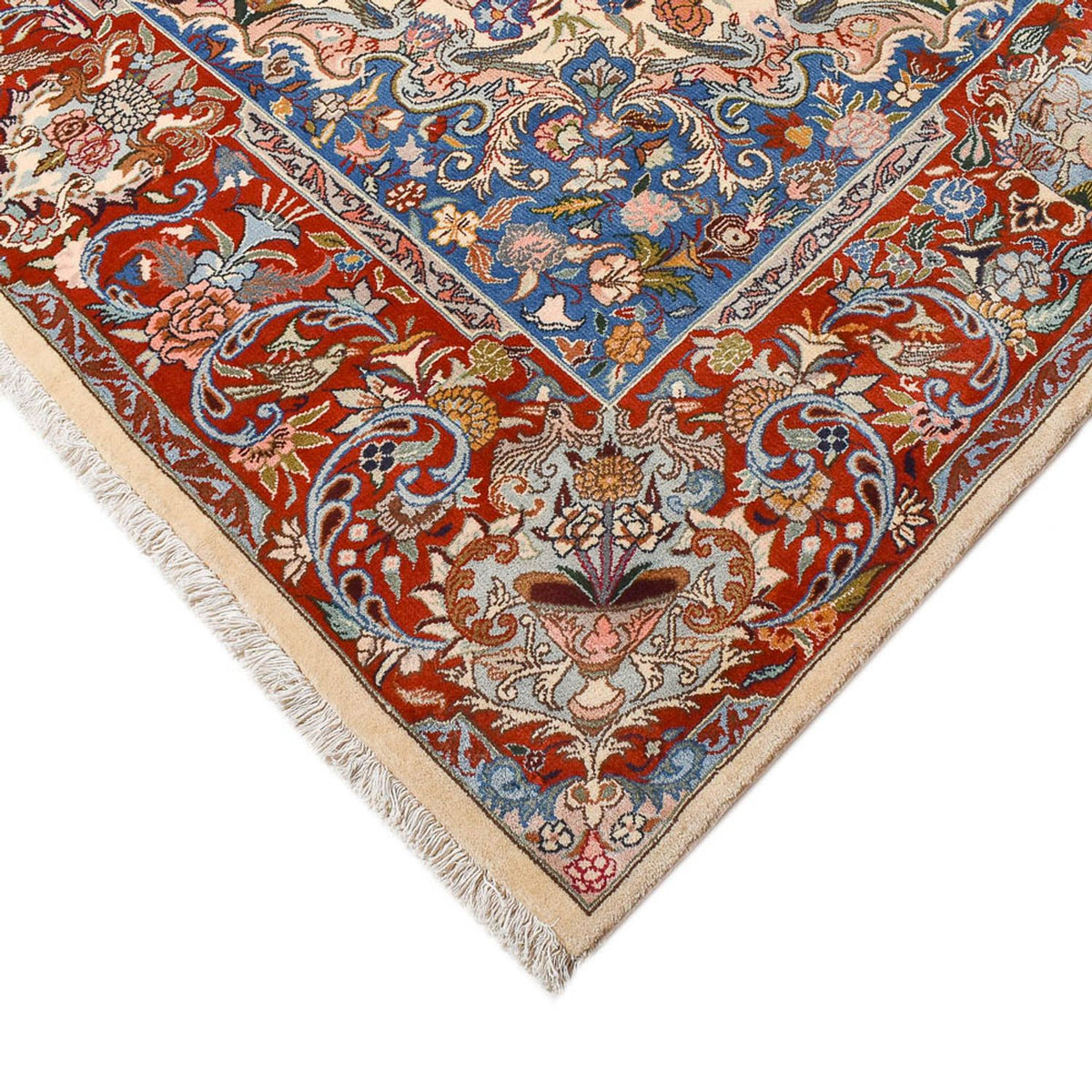 Alfombra persa - Keshan - 373 x 259 cm - arena