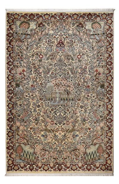 Kashan Alfombra 201x301cm - Alfombra persa