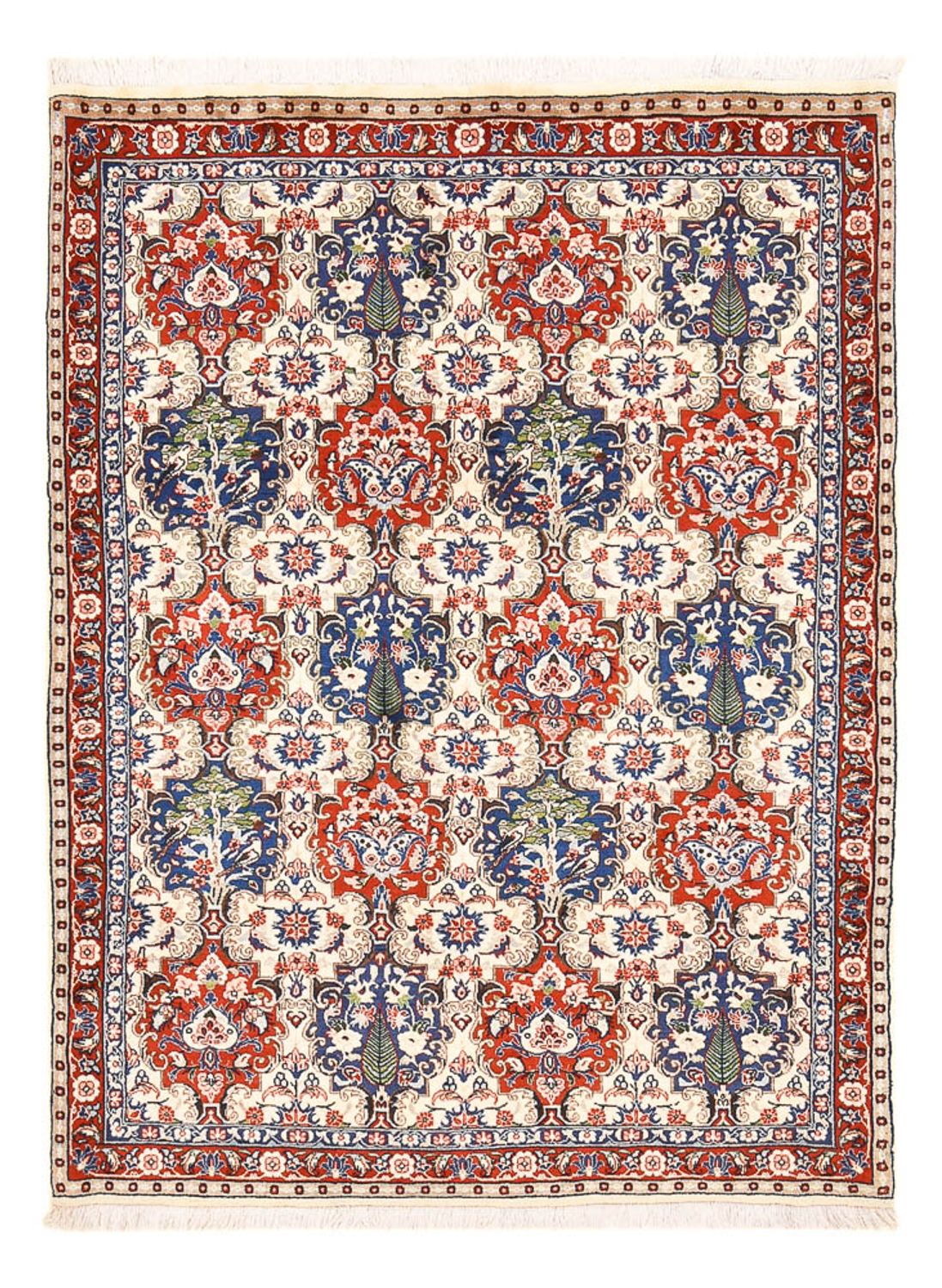 Alfombra persa - Nómada - 196 x 144 cm - multicolor