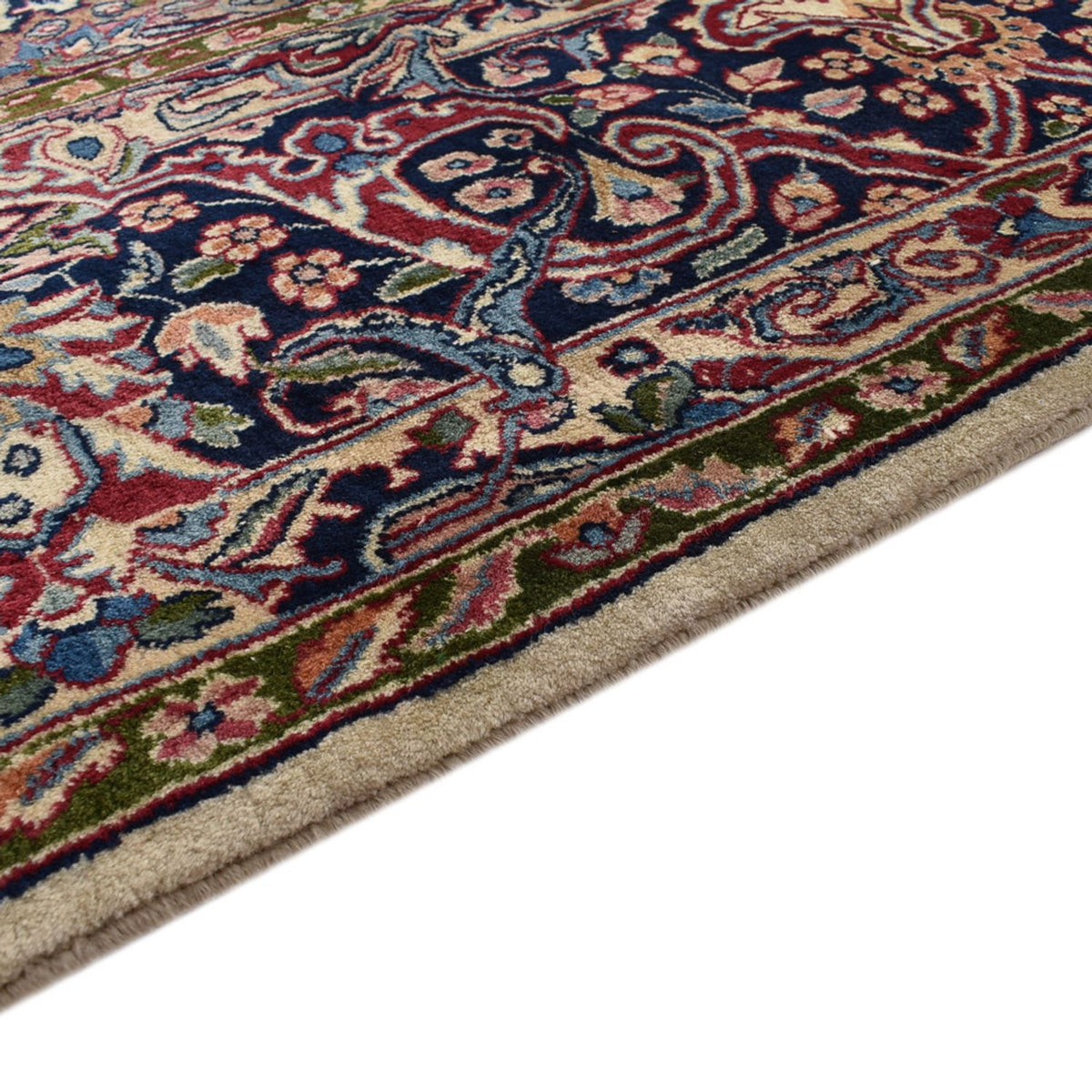 Alfombra persa - Real - 417 x 300 cm - beige claro