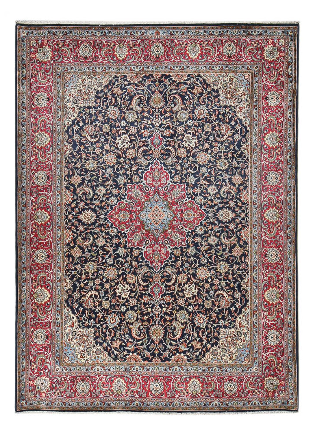 Alfombra persa - Clásica - 353 x 250 cm - azul oscuro