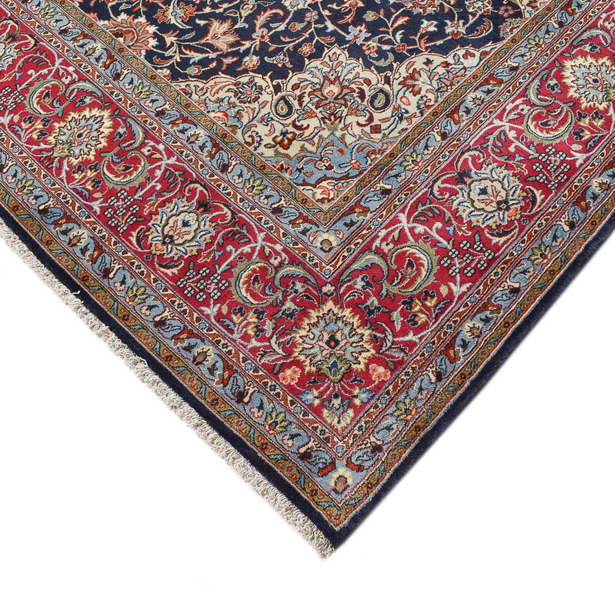 Alfombra persa - Clásica - 353 x 250 cm - azul oscuro