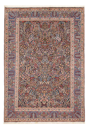 Alfombra persa - Real - 298 x 202 cm - rojo oscuro