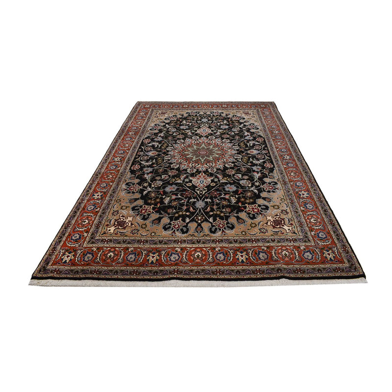 Alfombra Persa - Tabriz - Real - 318 x 208 cm - azul oscuro