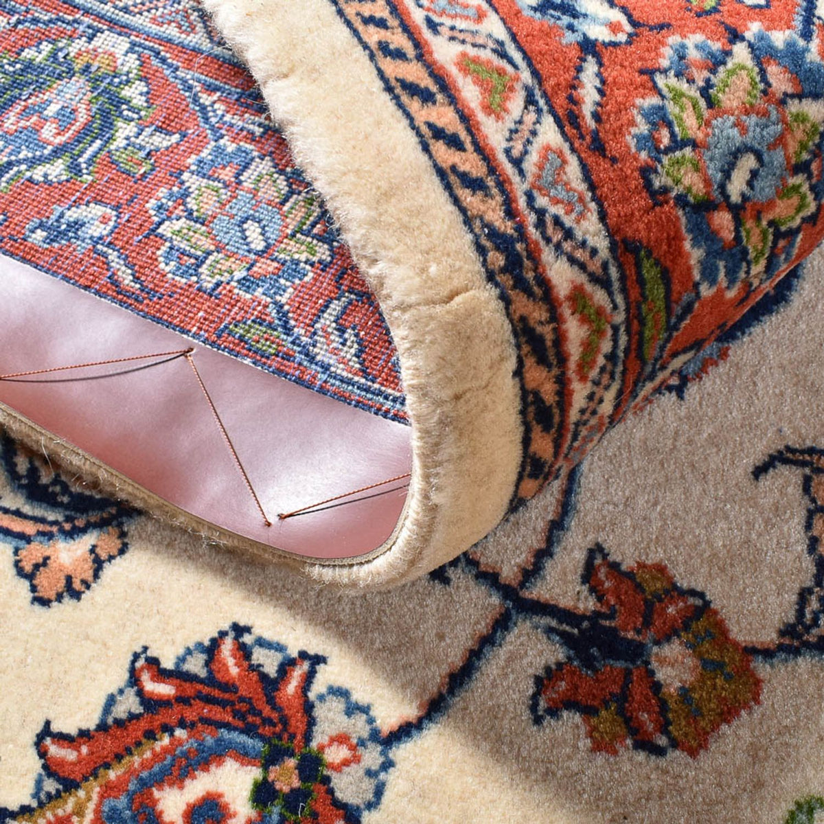 Alfombra persa - Real - Real - 207 x 140 cm - multicolor