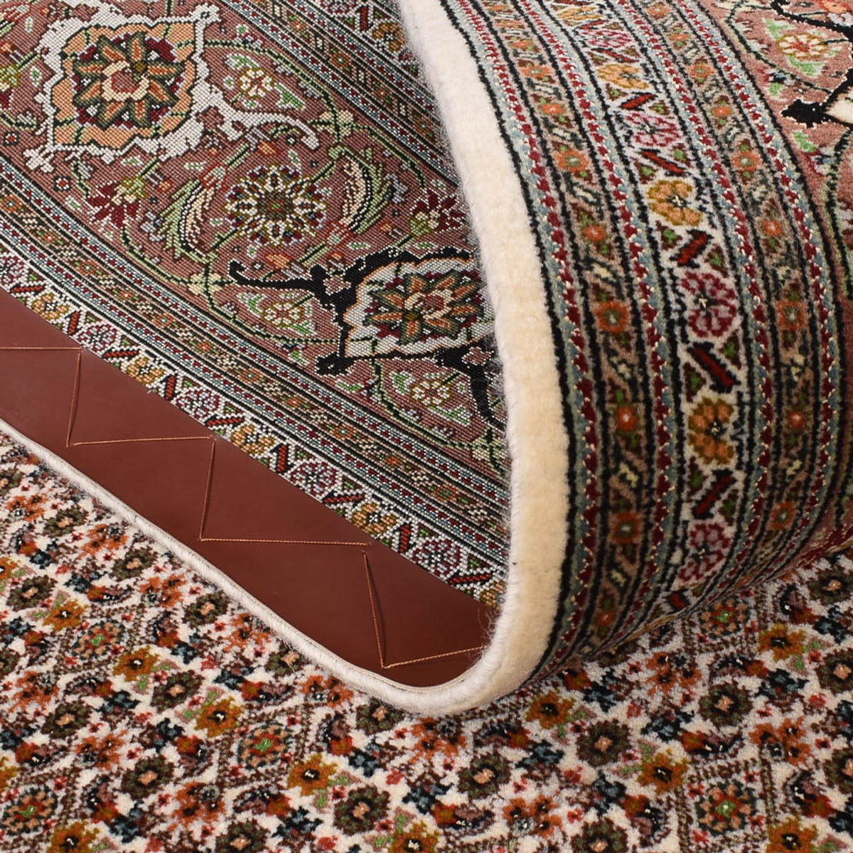 Alfombra Persa - Tabriz - Real - 284 x 184 cm - beige oscuro