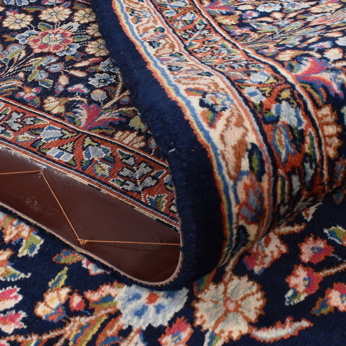 Alfombra persa - Clásica - 302 x 206 cm - azul oscuro