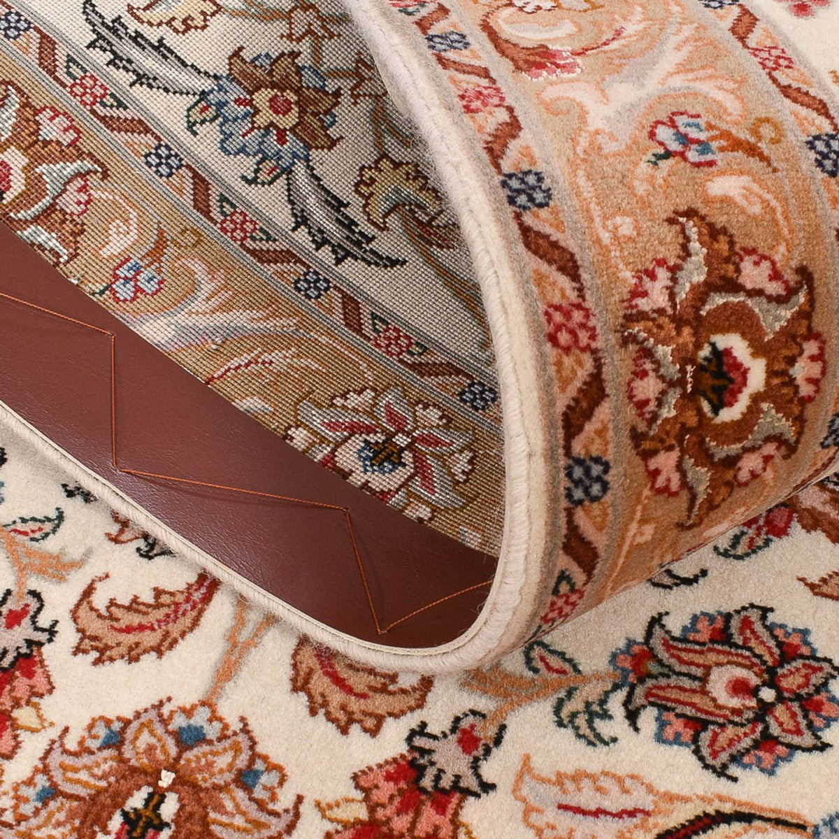 Alfombra de pasillo Alfombra Persa - Tabriz - Prima - 314 x 79 cm - beige