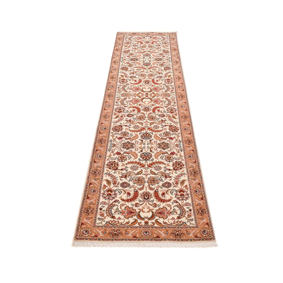 Alfombra de pasillo Alfombra Persa - Tabriz - Prima - 314 x 79 cm - beige