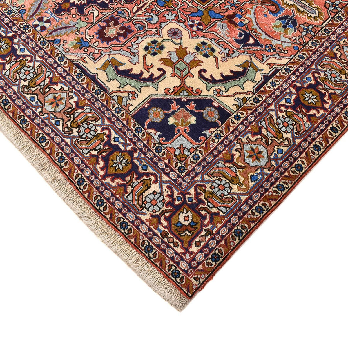 Alfombra persa - Nómada cuadrado  - 200 x 194 cm - rojo claro