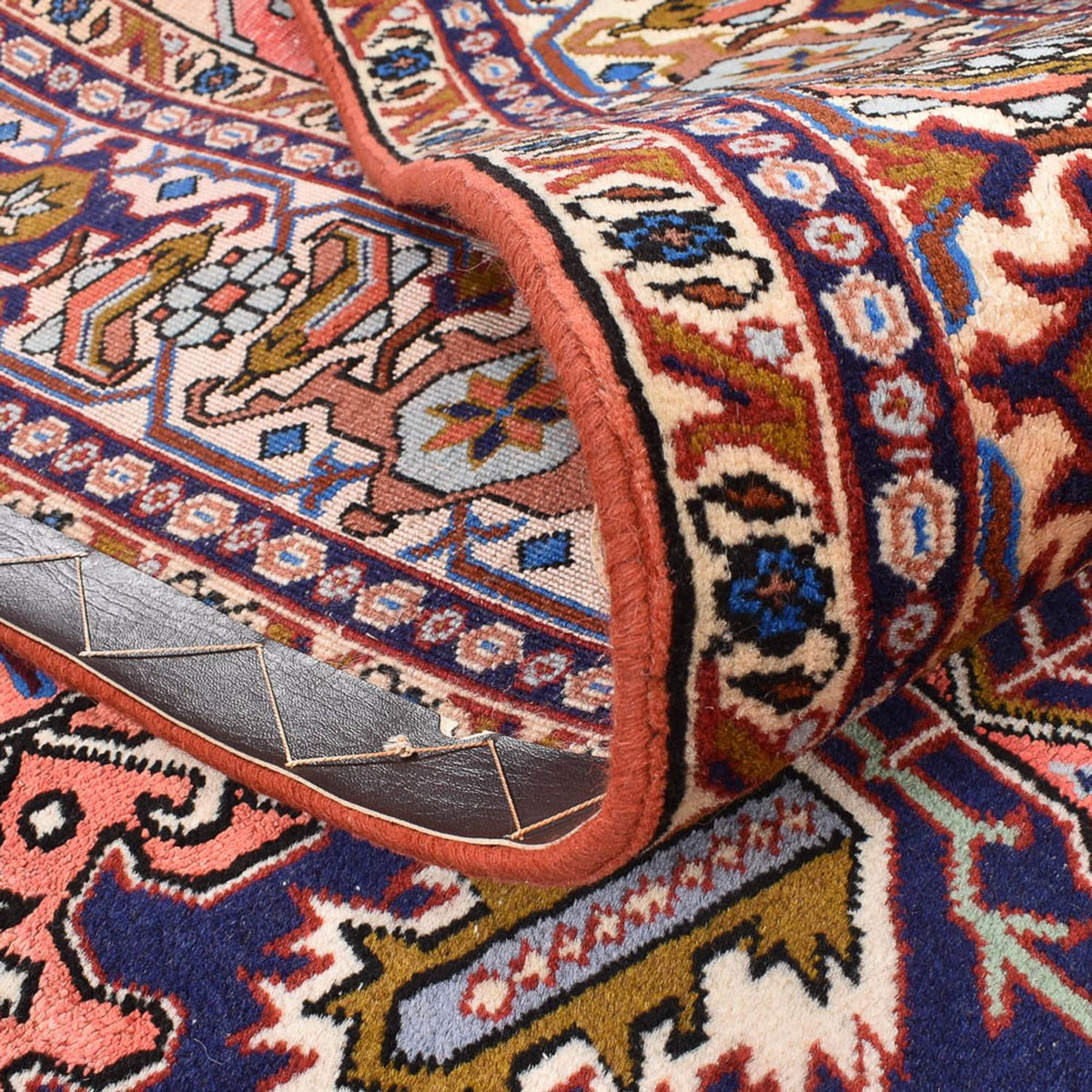 Alfombra persa - Nómada cuadrado  - 200 x 194 cm - rojo claro