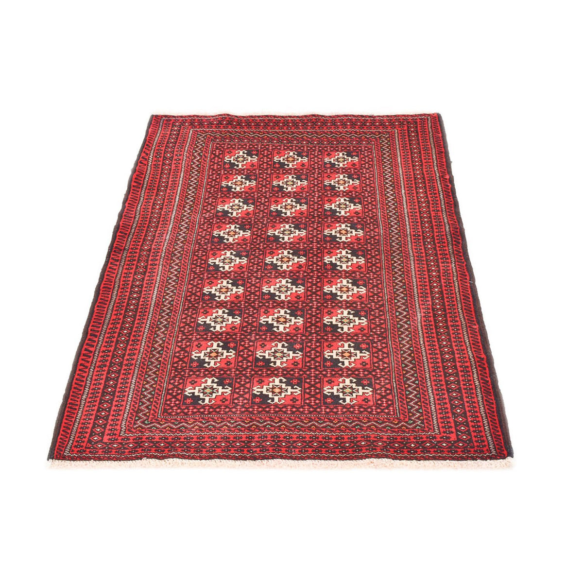 Alfombra Belutsch - 140 x 100 cm - rojo
