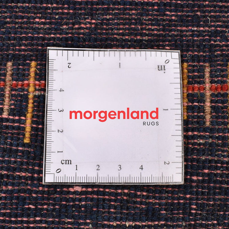 Alfombra Gabbeh - Loribaft Persa - 143 x 110 cm - azul oscuro