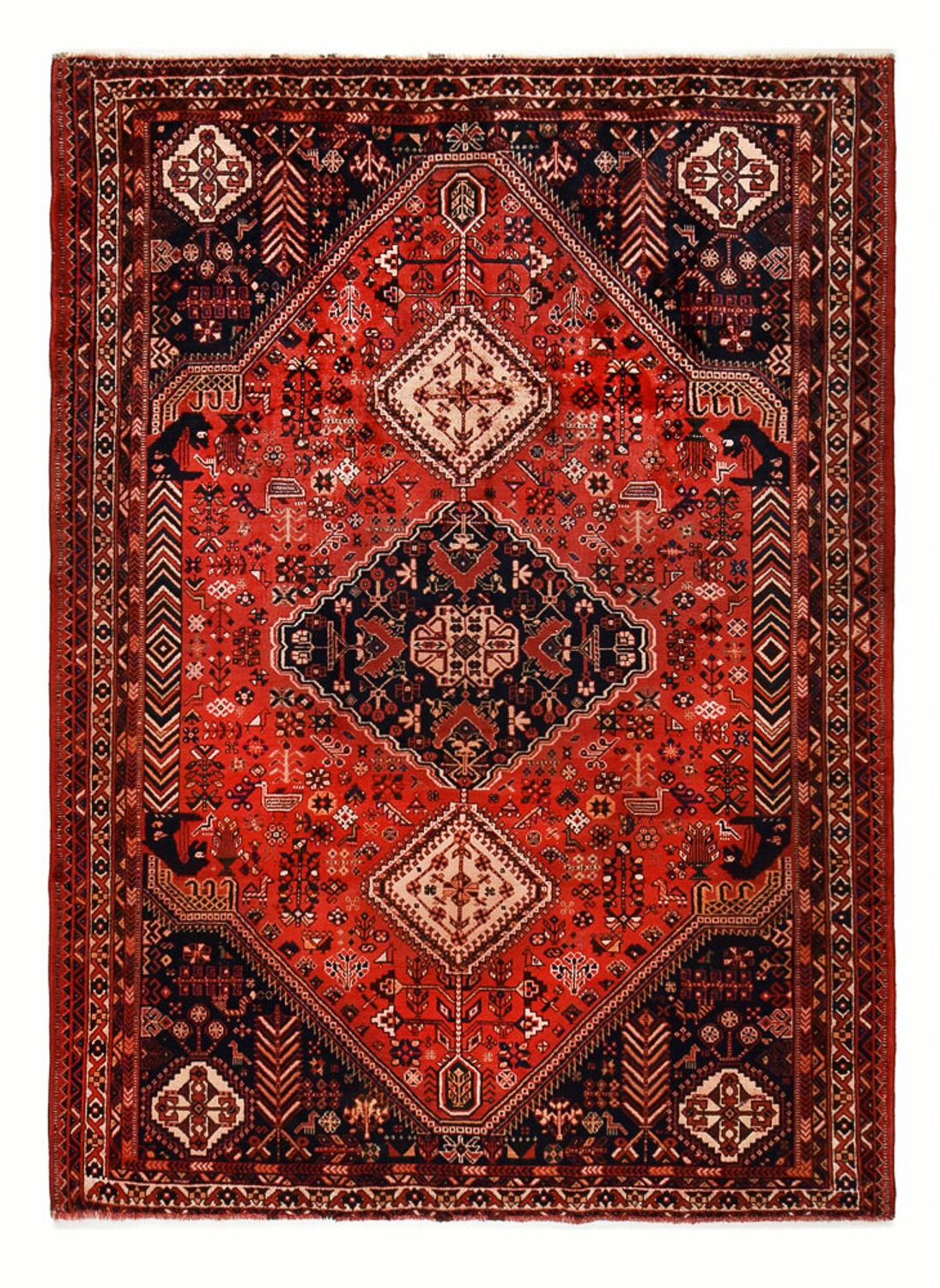 Alfombra persa - Nómada - 286 x 200 cm - rojo