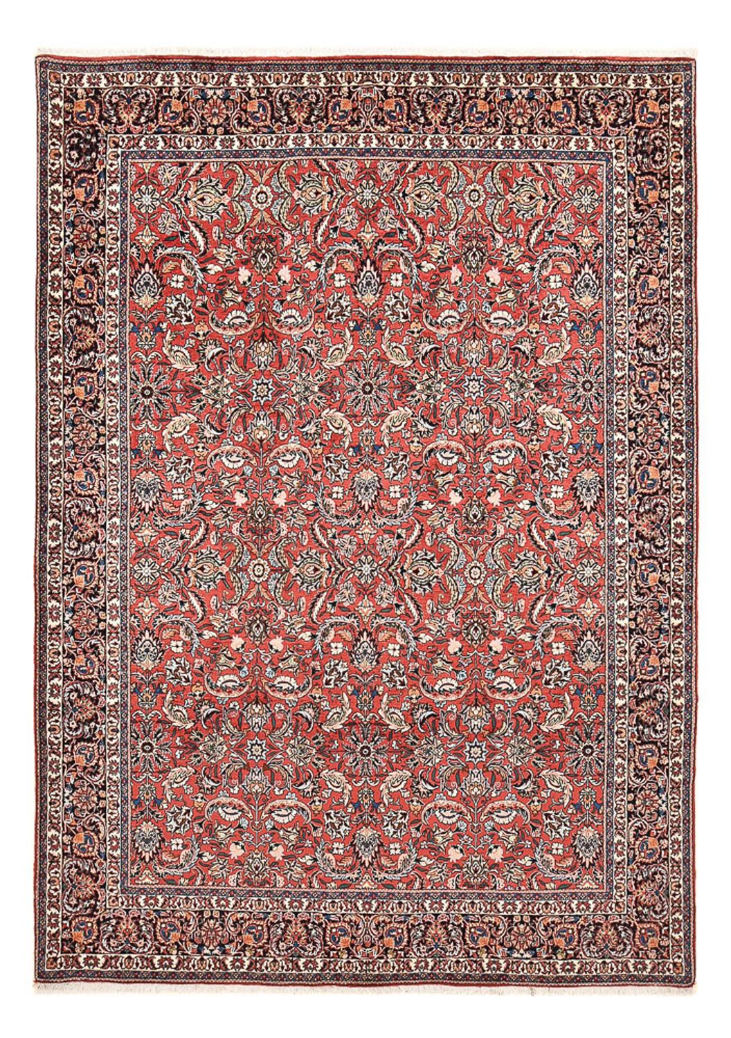 Alfombra persa - Bidjar - 290 x 205 cm - rojo