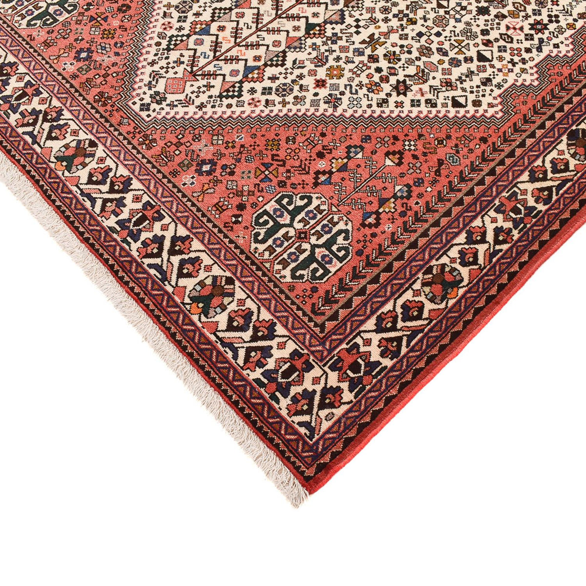Alfombra Gabbeh - Persa Kashkuli - 254 x 170 cm - rojo