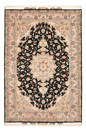 Alfombra Persa - Tabriz - Real - 255 x 158 cm - azul oscuro