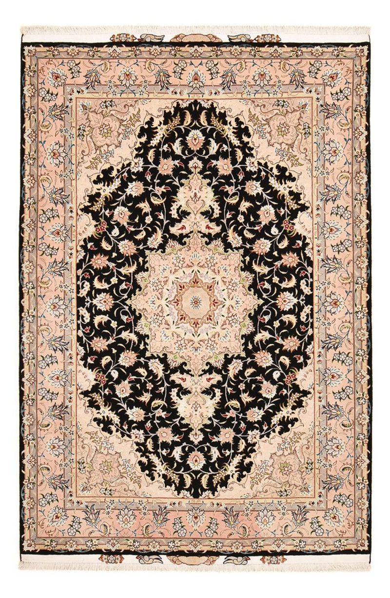 Alfombra Persa - Tabriz - Real - 255 x 158 cm - azul oscuro