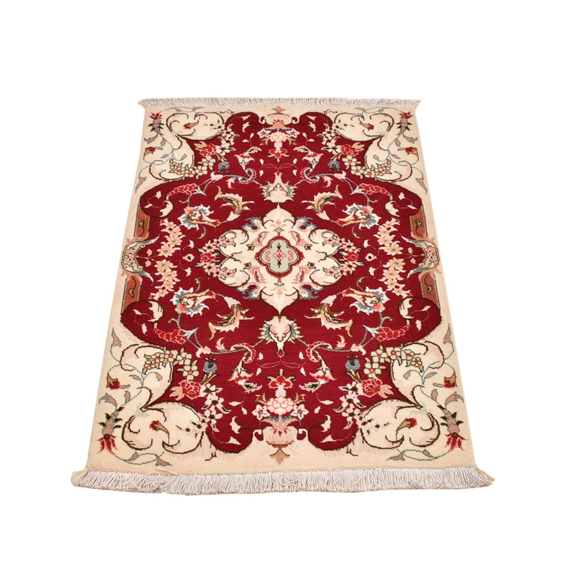 Alfombra Persa - Tabriz - Real - 90 x 60 cm - rojo