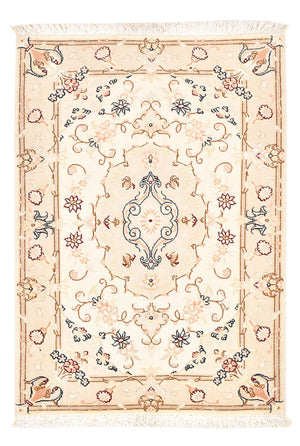 Alfombra Persa - Tabriz - Real - 91 x 60 cm - crema