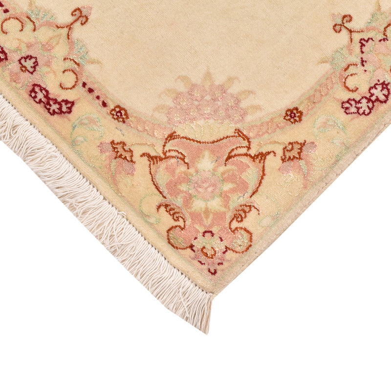 Alfombra Persa - Tabriz - Real - 90 x 60 cm - beige claro