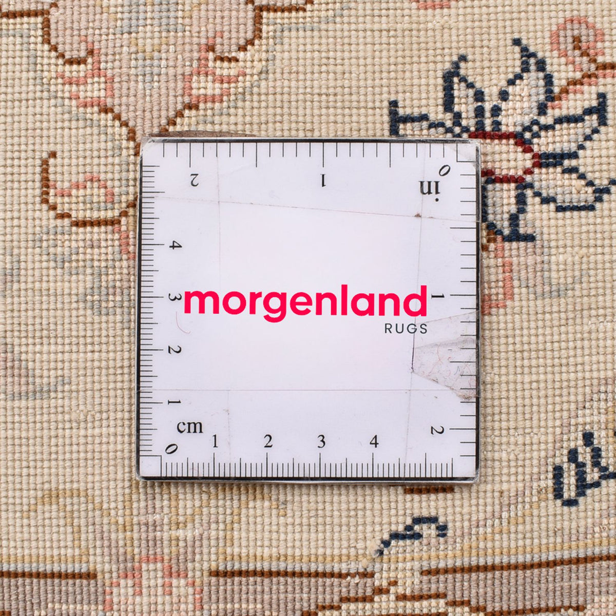 Alfombra Persa - Tabriz - Real - 90 x 60 cm - beige claro