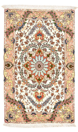 Alfombra Persa - Tabriz - Real - 90 x 60 cm - multicolor