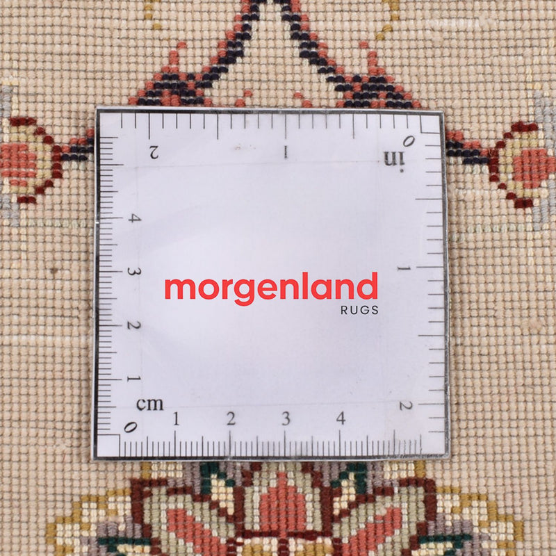 Alfombra de pasillo Alfombra Persa - Tabriz - Real - 204 x 80 cm - beige