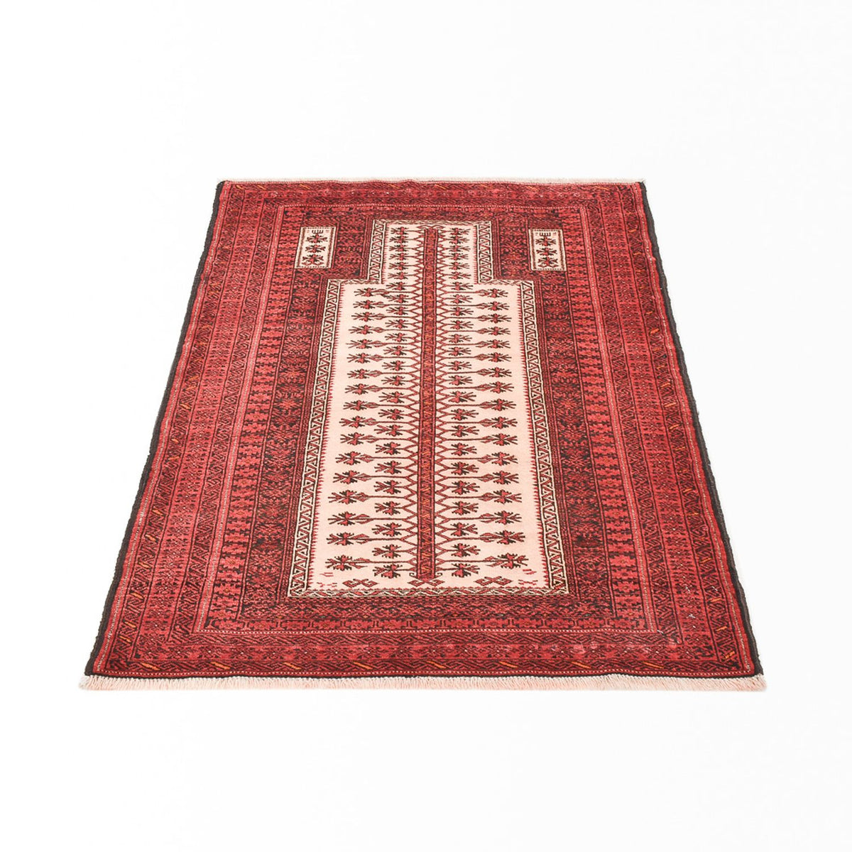 Alfombra Belutsch - 143 x 102 cm - rojo