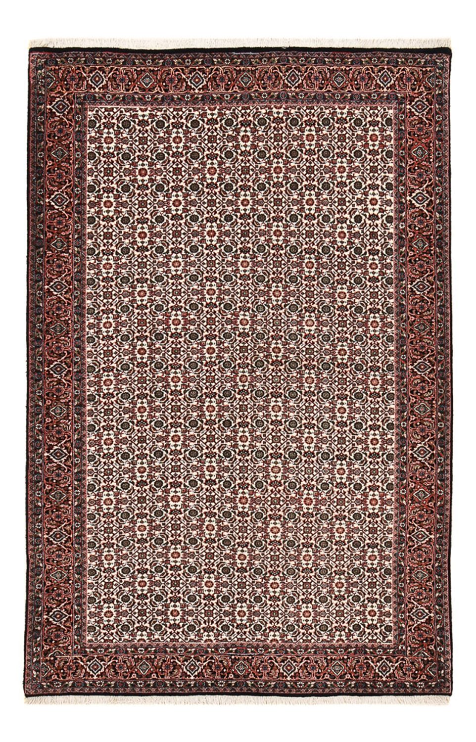 Alfombra persa - Bidjar - 208 x 132 cm - óxido