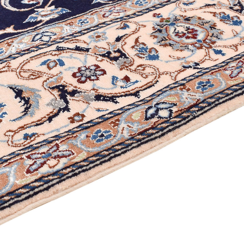 Alfombra Persa - Nain - Prima - 197 x 130 cm - azul oscuro