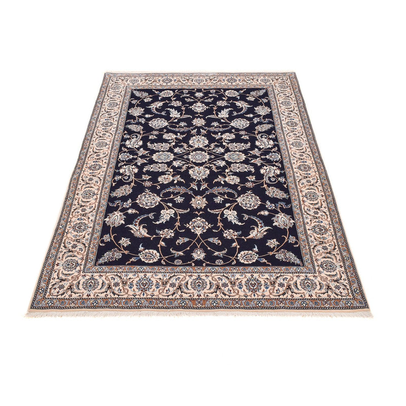 Alfombra Persa - Nain - Prima - 197 x 130 cm - azul oscuro