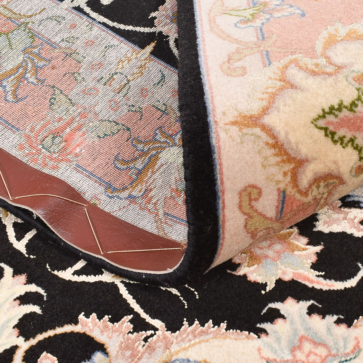 Alfombra Persa - Tabriz - Prima - 145 x 100 cm - azul oscuro