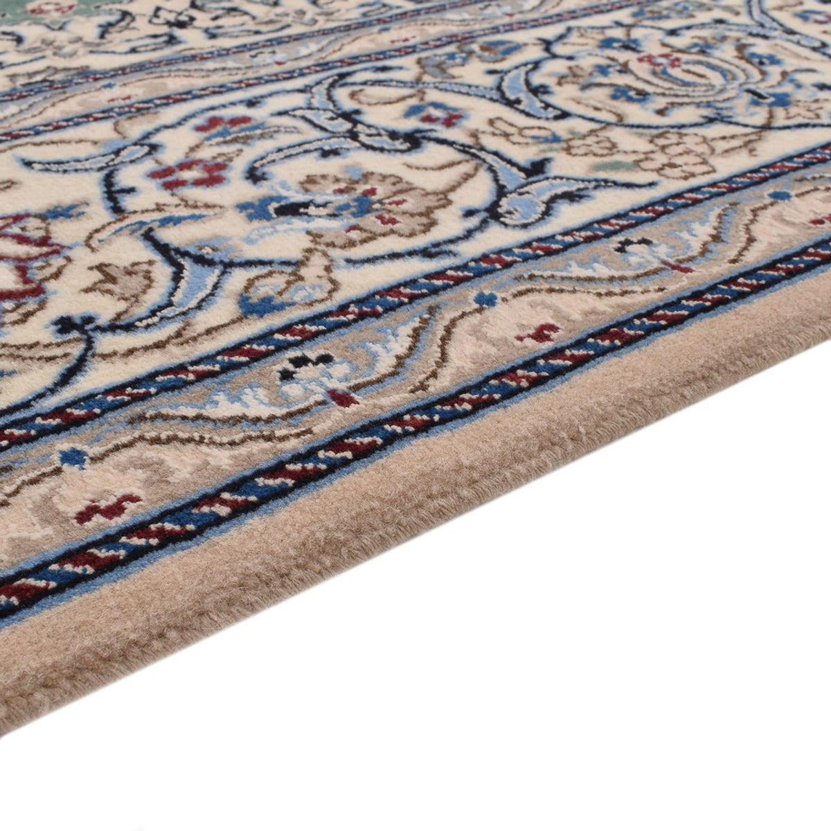 Alfombra Persa - Nain - Real - 290 x 204 cm - verde