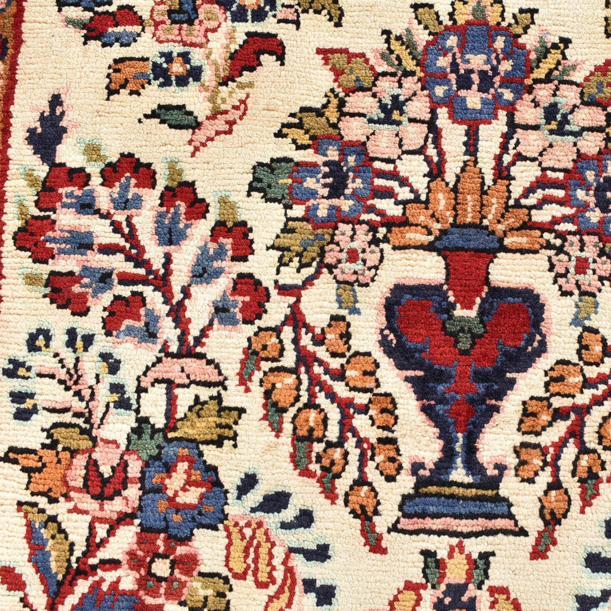 Alfombra de pasillo Alfombra persa - Nómada - 226 x 86 cm - beige