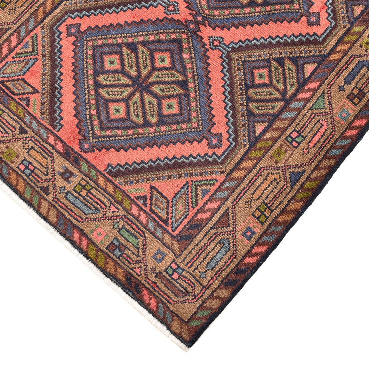 Alfombra de pasillo Alfombra persa - Nómada - 188 x 75 cm - beige oscuro