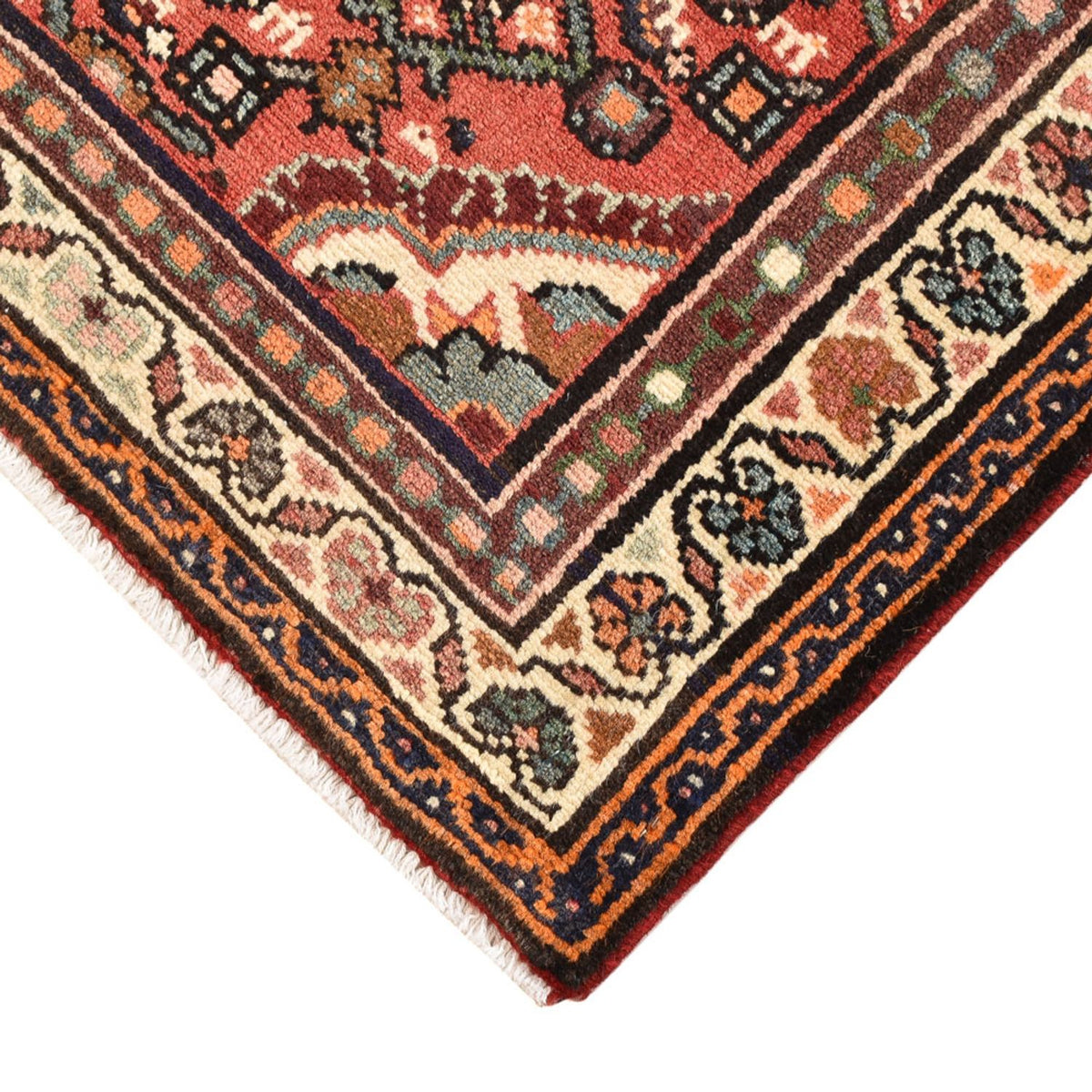 Alfombra de pasillo Alfombra persa - Nómada - 189 x 82 cm - rojo oscuro
