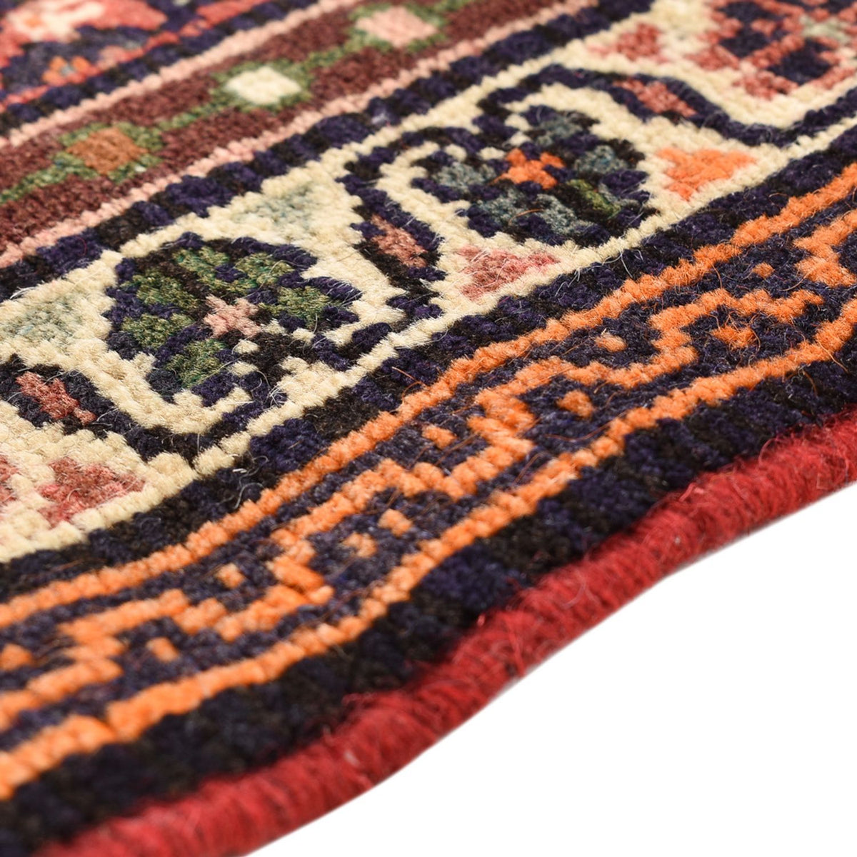Alfombra de pasillo Alfombra persa - Nómada - 189 x 82 cm - rojo oscuro