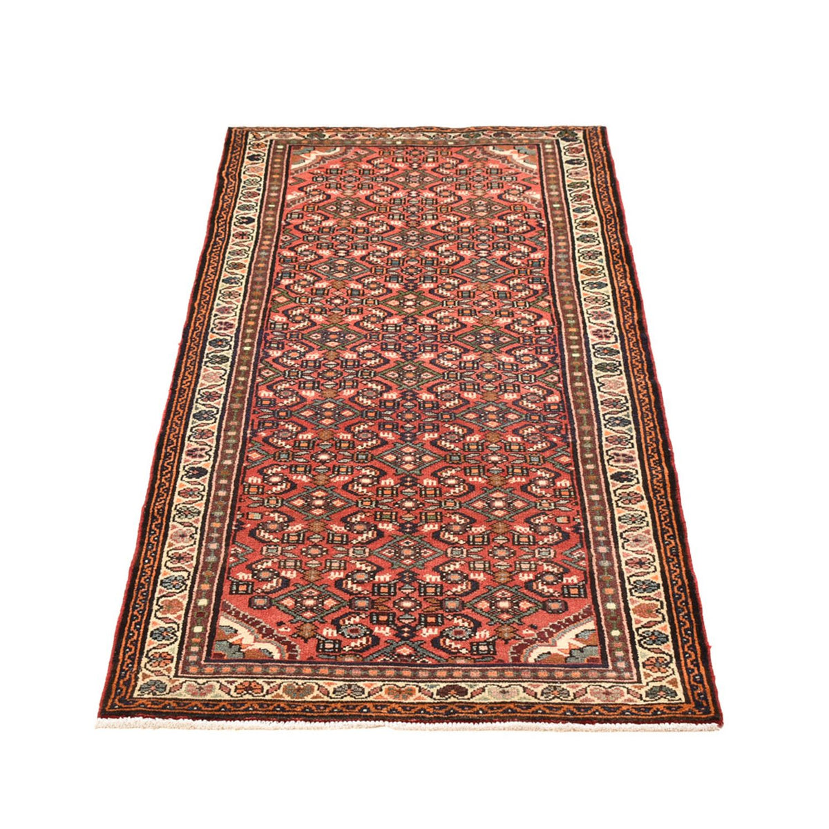 Alfombra de pasillo Alfombra persa - Nómada - 189 x 82 cm - rojo oscuro