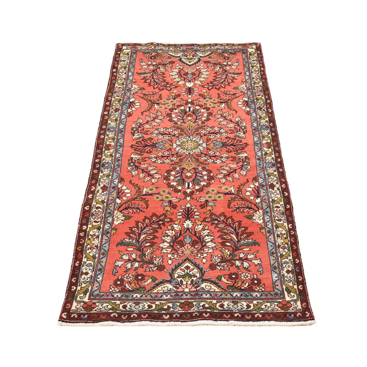 Alfombra de pasillo Alfombra persa - Nómada - 207 x 73 cm - rojo claro