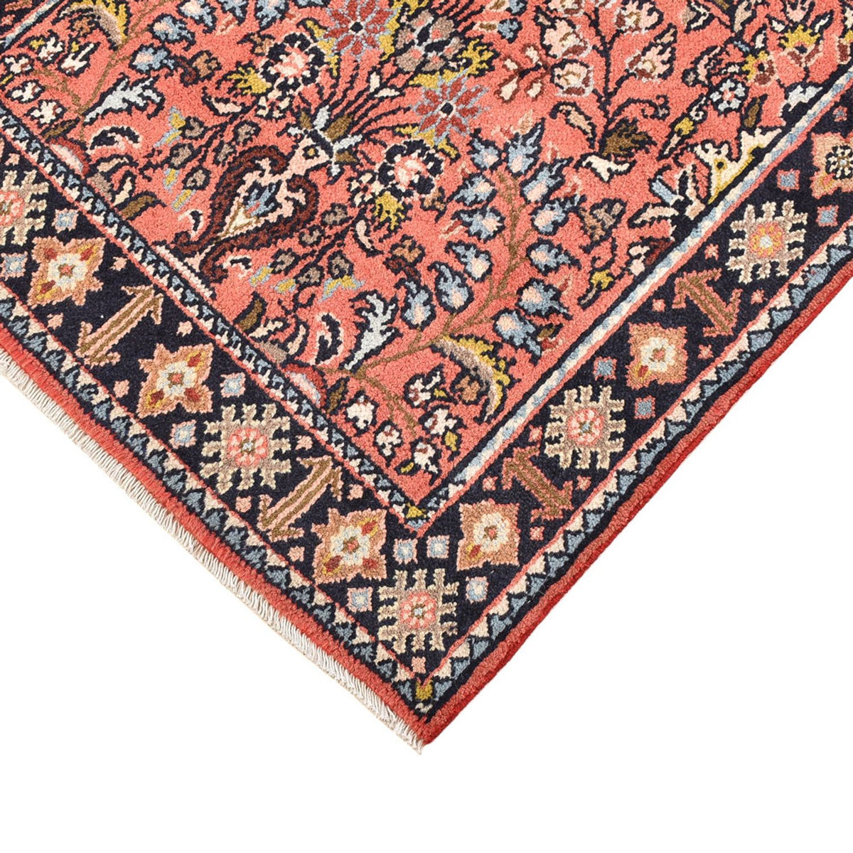 Alfombra de pasillo Alfombra persa - Nómada - 222 x 77 cm - rojo claro